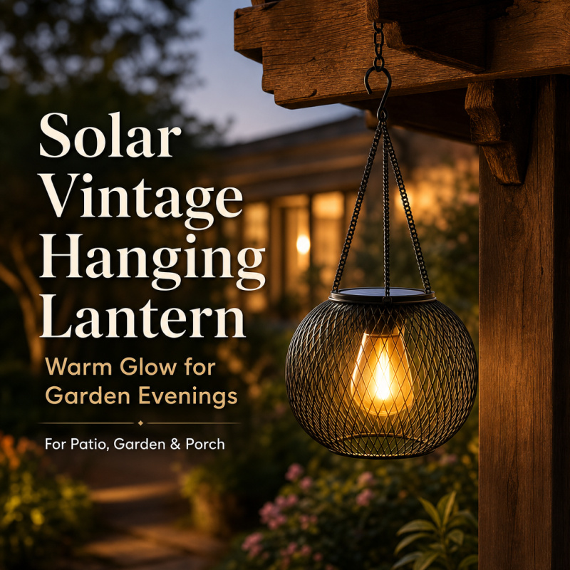 Outdoor Lighting Company - Solar Powered LED Hanging Floor Lamp