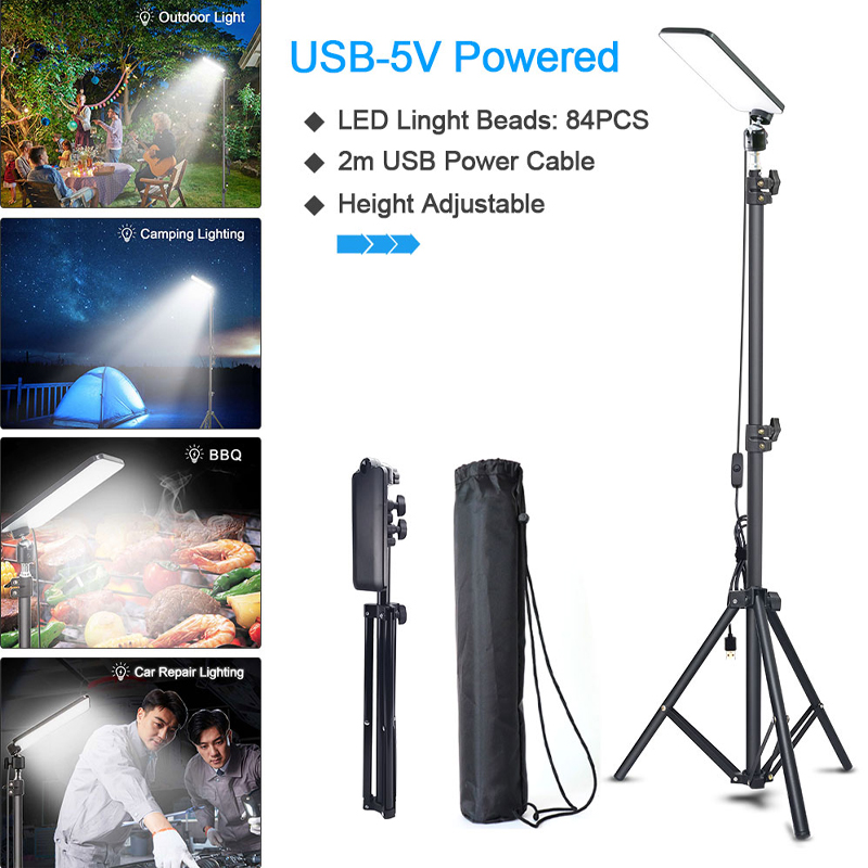 Outdoor Lighting In Photography - Portable Camping Light LED Selfie Light