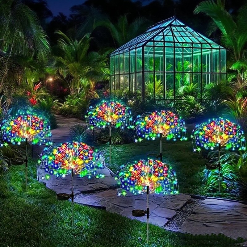 Outdoor Lighting Company - Solar Garden Lights 460LED Firework Lights