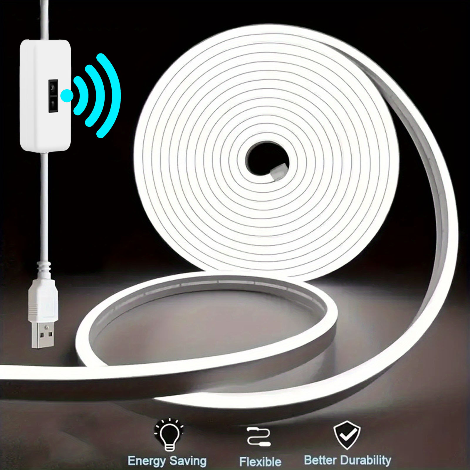 Outdoor Lighting Led Fixtures - Motion Sensor Neon LED Light Strip