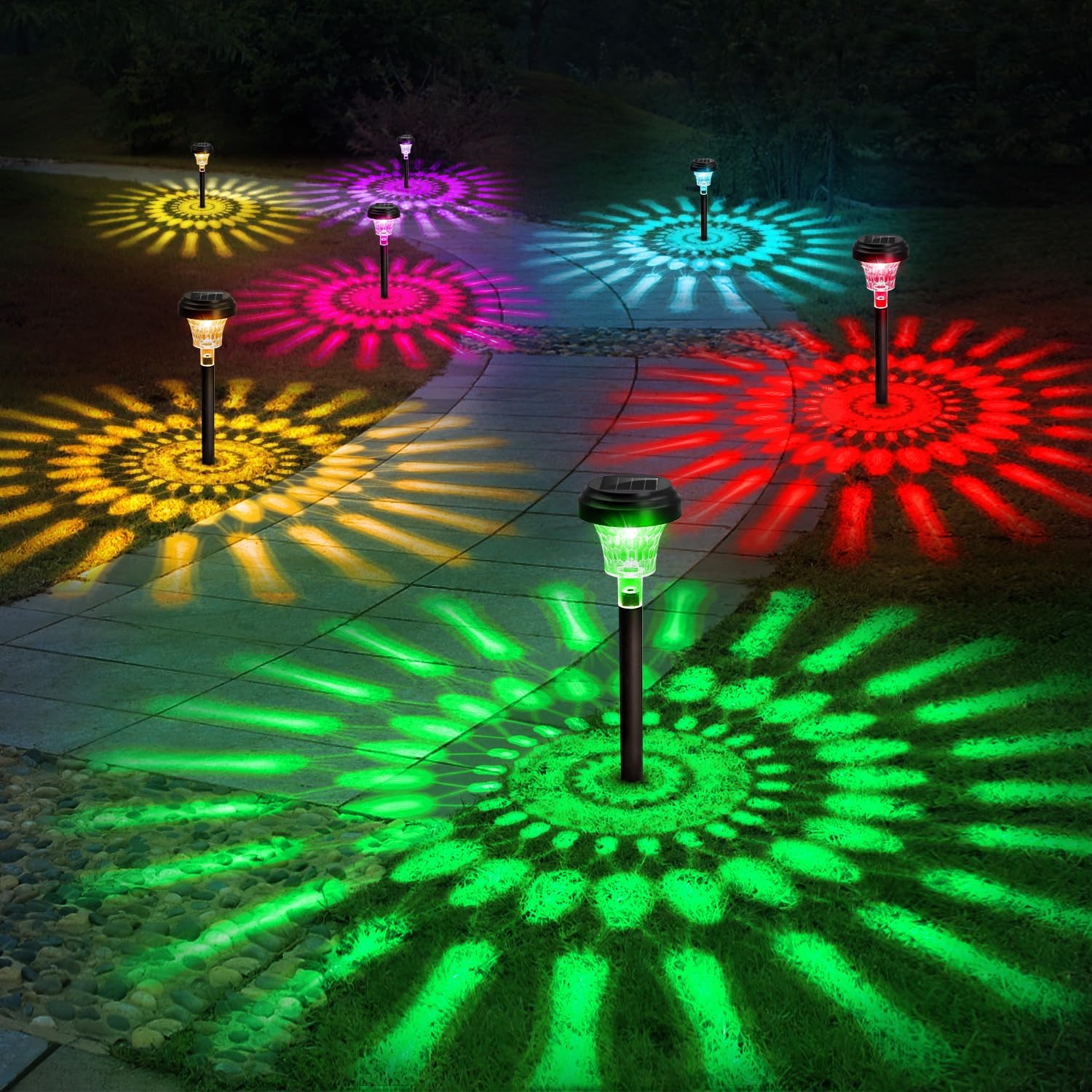 Outdoor Lighting Company - Solar Pathway Lights Outdoor Solar Yard