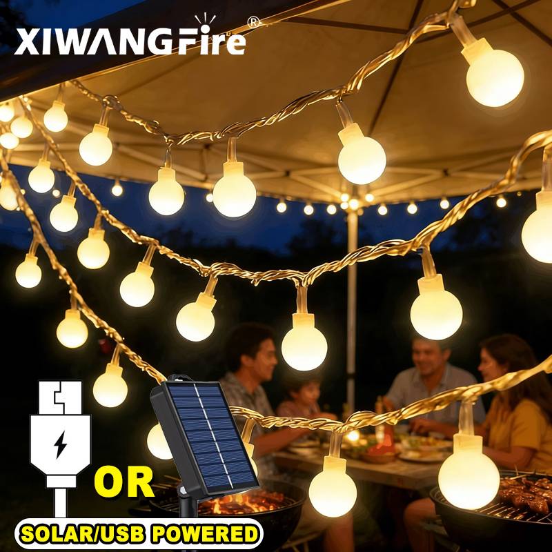 3-10M Solar/USB/Battery String - Outdoor Lighting Company recension och pris