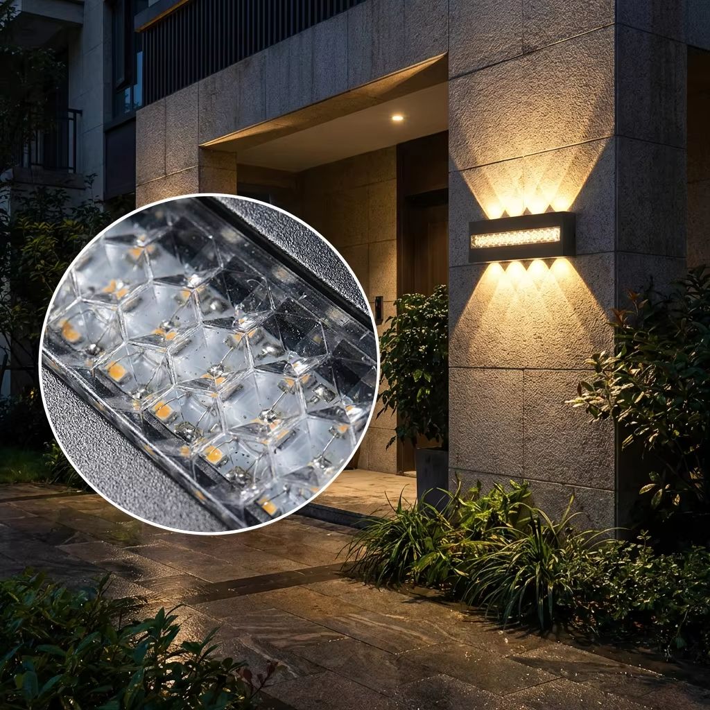 Modern minimalist wall sconce  - Outdoor Lighting Hardwired recension och pris