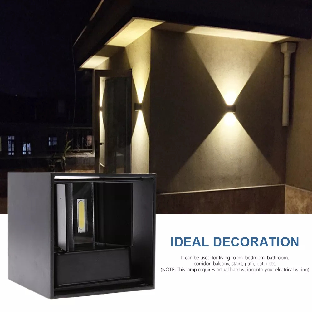 LED Wall Sconces 6W Modern Ind - Outdoor Lighting Hardwired recension och pris