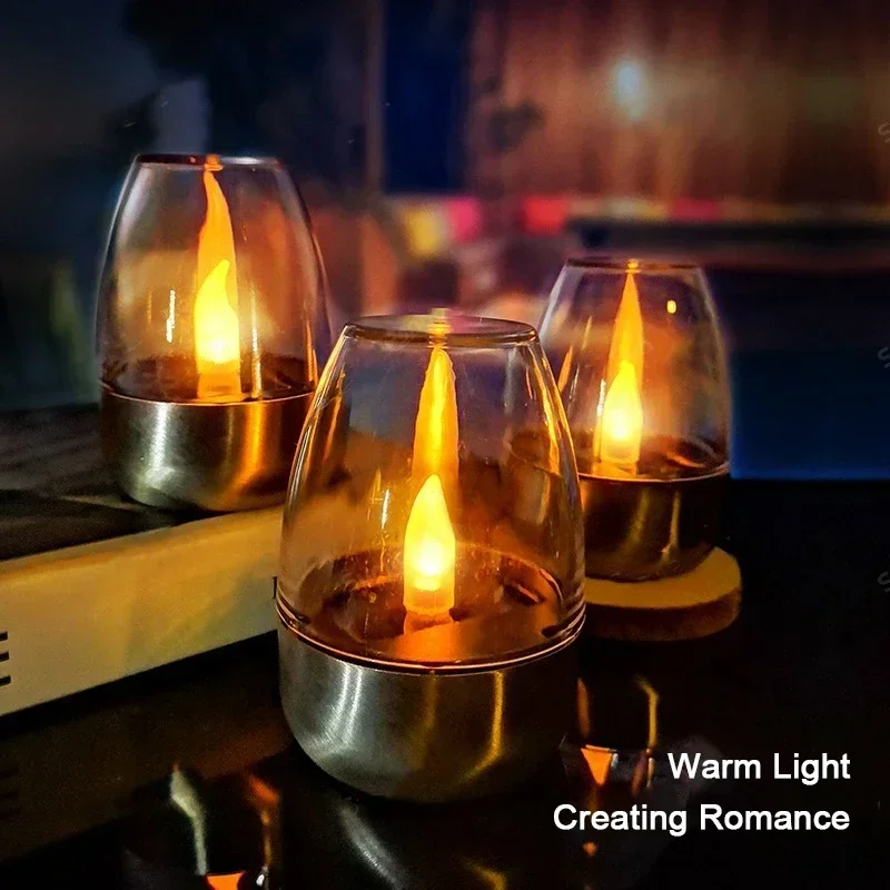 LED Solar Candles Light Flamel - Outdoor Lighting Led Fixtures recension och pris