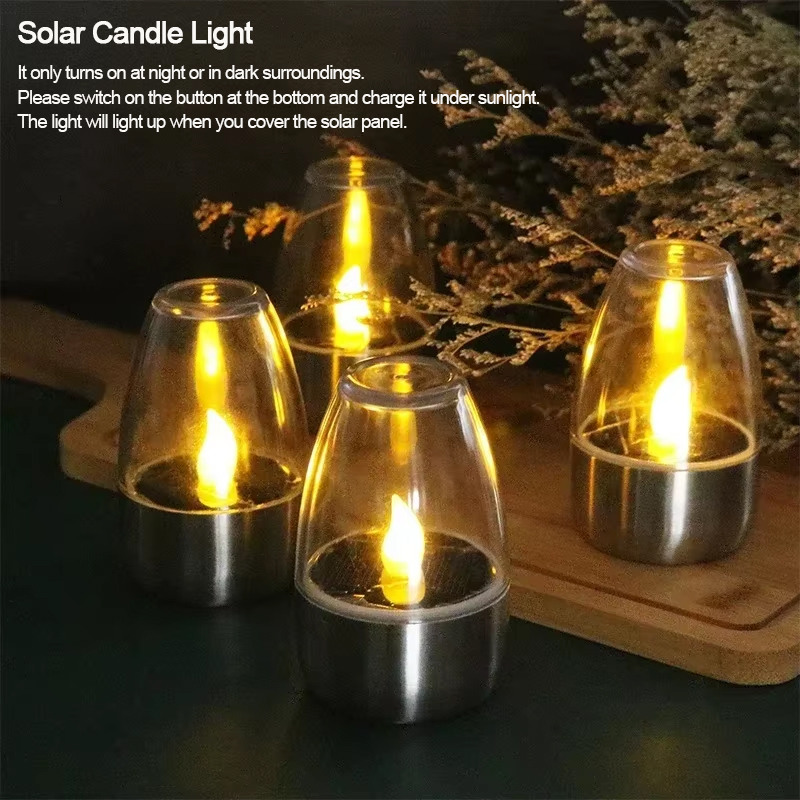LED Solar Candles Light Flamel - Outdoor Lighting Led Fixtures recension och pris
