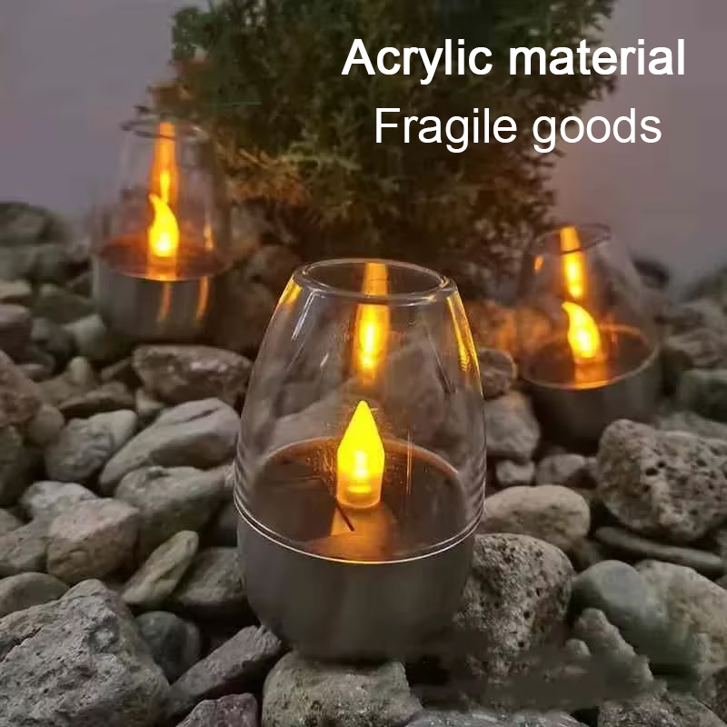 LED Solar Candles Light Flamel - Outdoor Lighting Led Fixtures recension och pris
