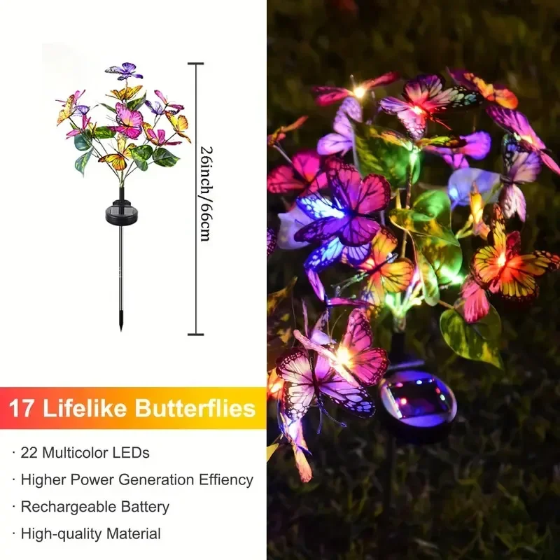Solar LED Butterfly Garden Lig - Outdoor Lighting Company recension och pris