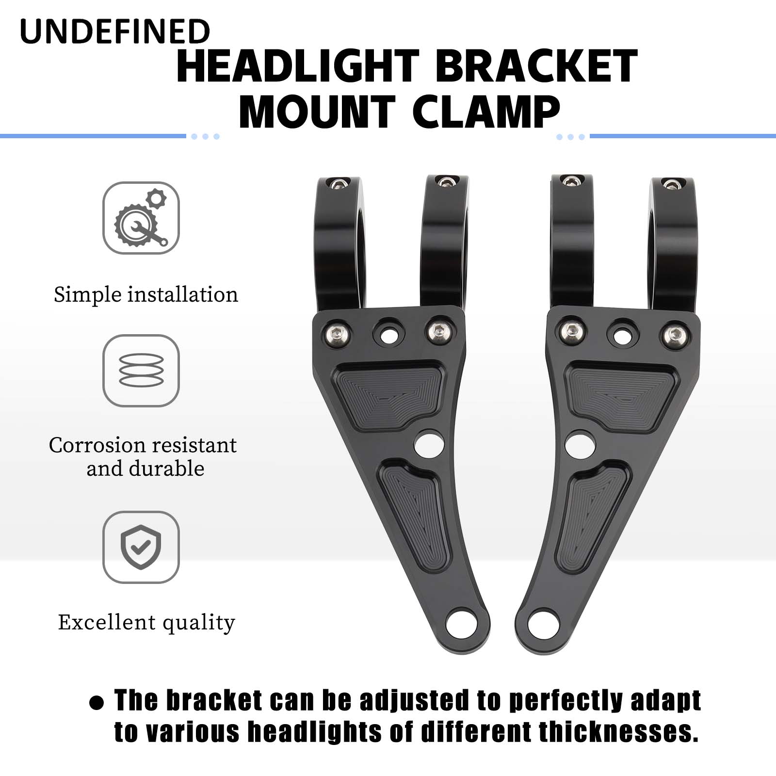 33mm-58mm Headlight Bracket Mo - Outdoor Lighting Company recension och pris