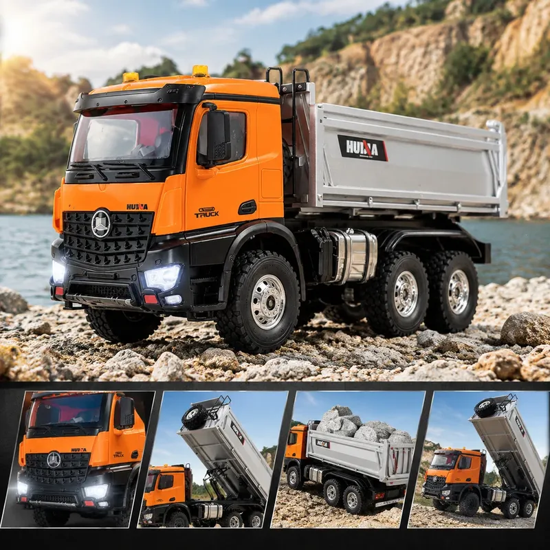 1598 NEW 1/14 HUINA RC Dumper  - Outdoor Lighting Electrical Box recension och pris