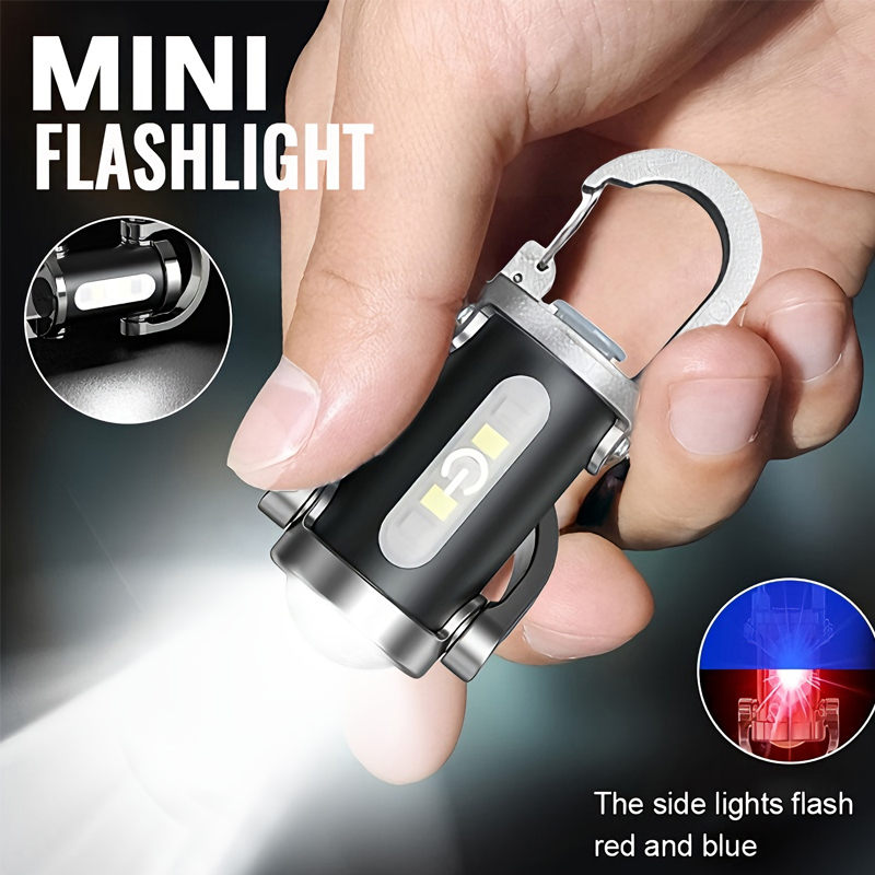 Mini Keychain Flashlight Recha - Outdoor Lighting Hooks recension och pris