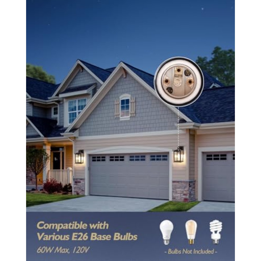 12'' Porch Lights Outdoor, Cla - Outdoor Lighting Hardwired recension och pris