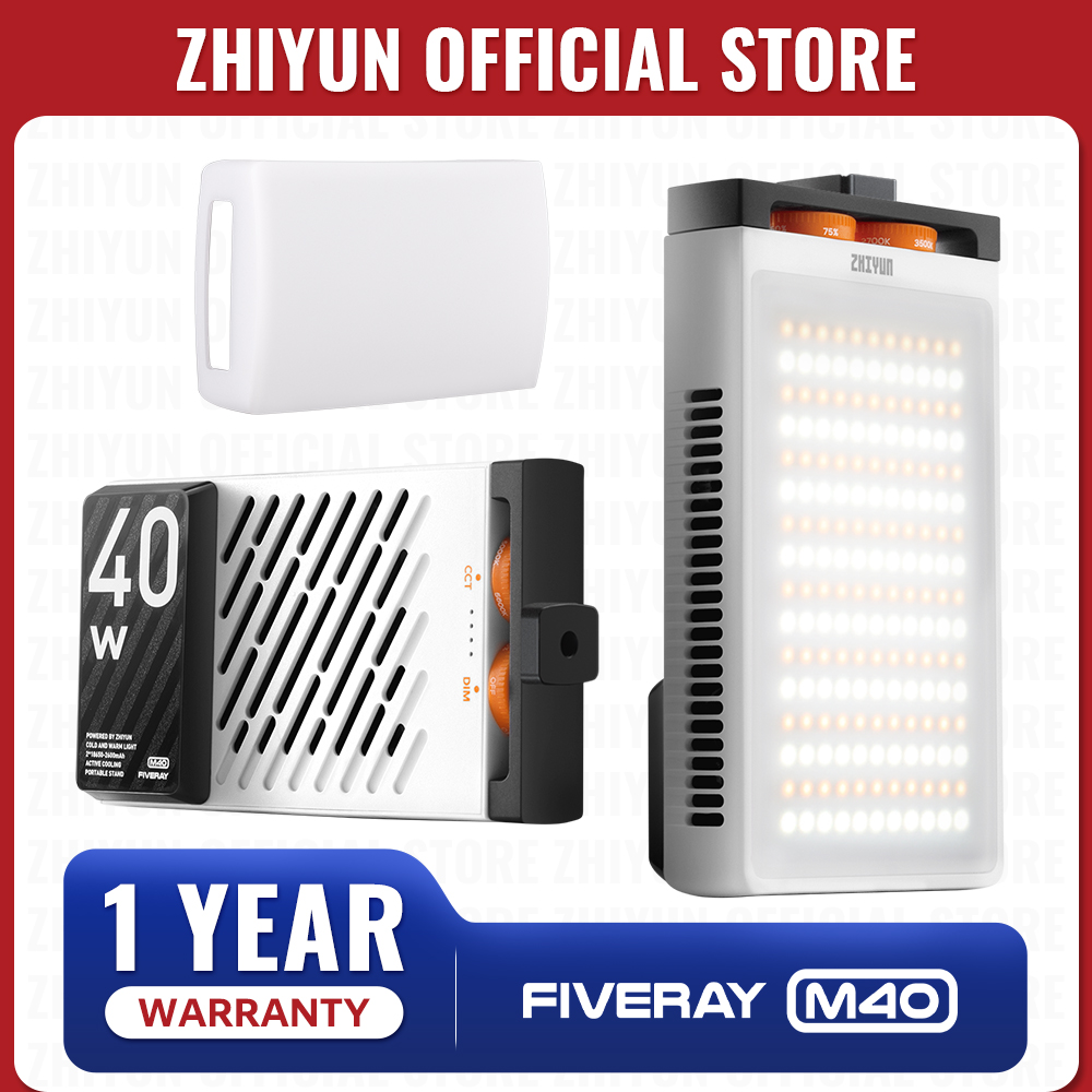 ZHIYUN Official FIVERAY M40 40 - Outdoor Lighting In Photography recension och pris