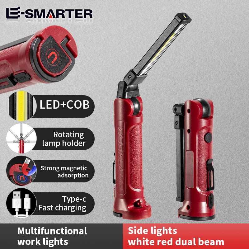 COB LED Work Light Rechargeabl - Outdoor Lighting Hooks recension och pris