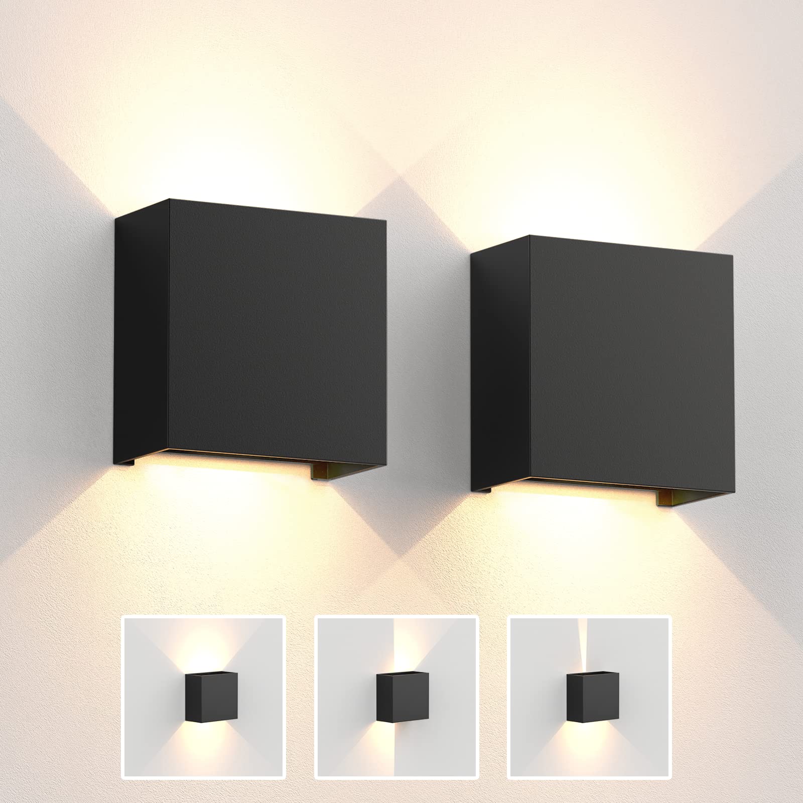 LED Wall Sconces 6W Modern Ind - Outdoor Lighting Hardwired recension och pris