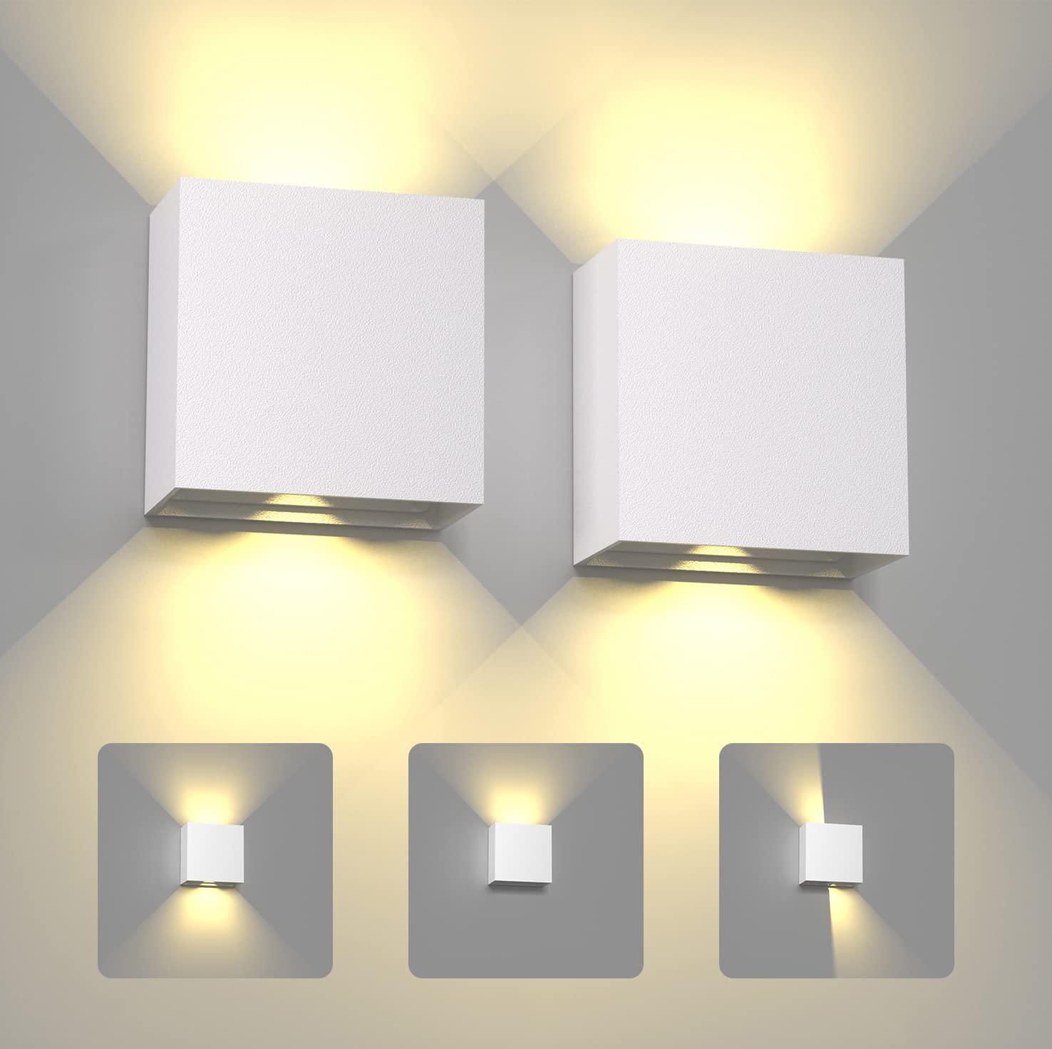 LED Wall Sconces 6W Modern Ind - Outdoor Lighting Hardwired recension och pris