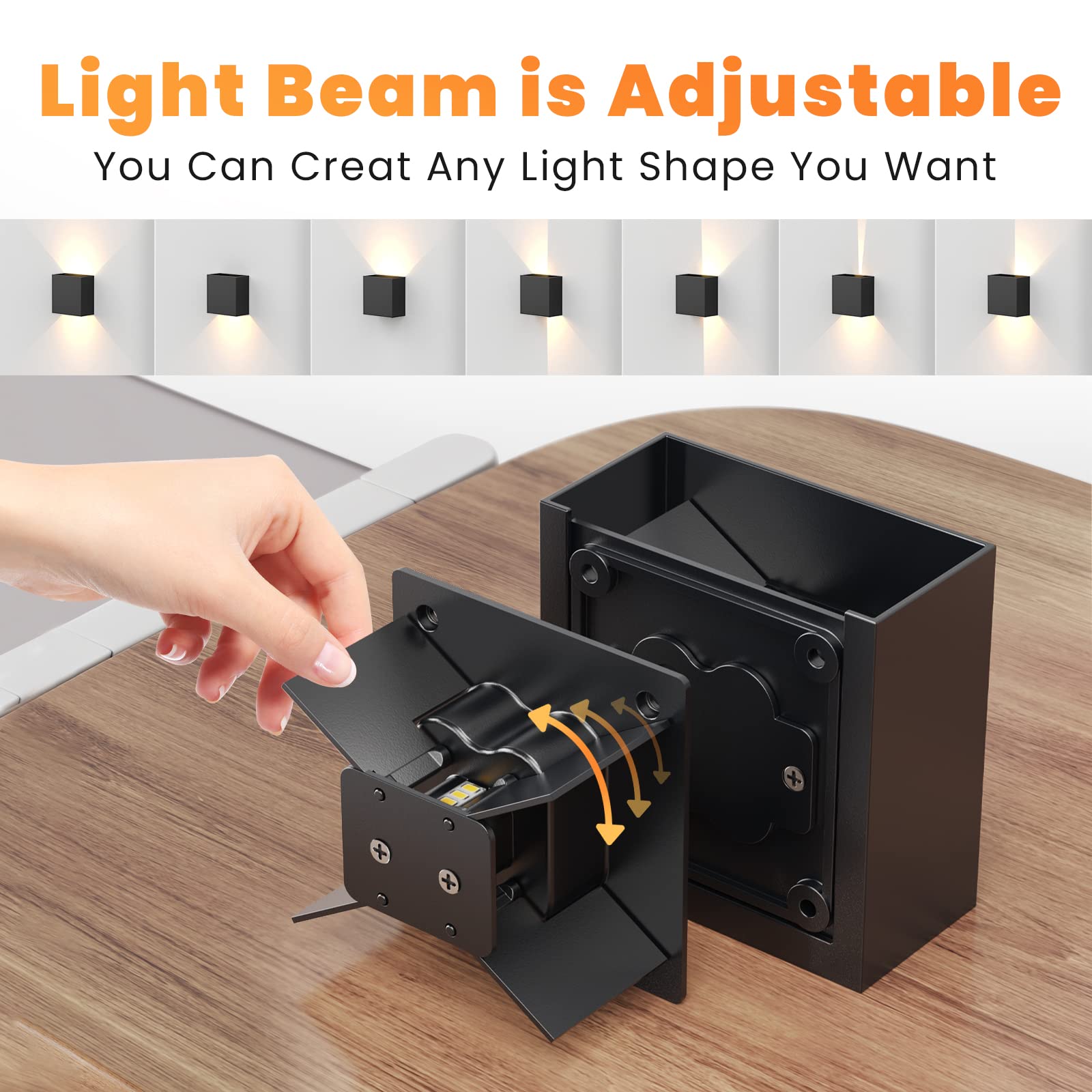 LED Wall Sconces 6W Modern Ind - Outdoor Lighting Hardwired recension och pris