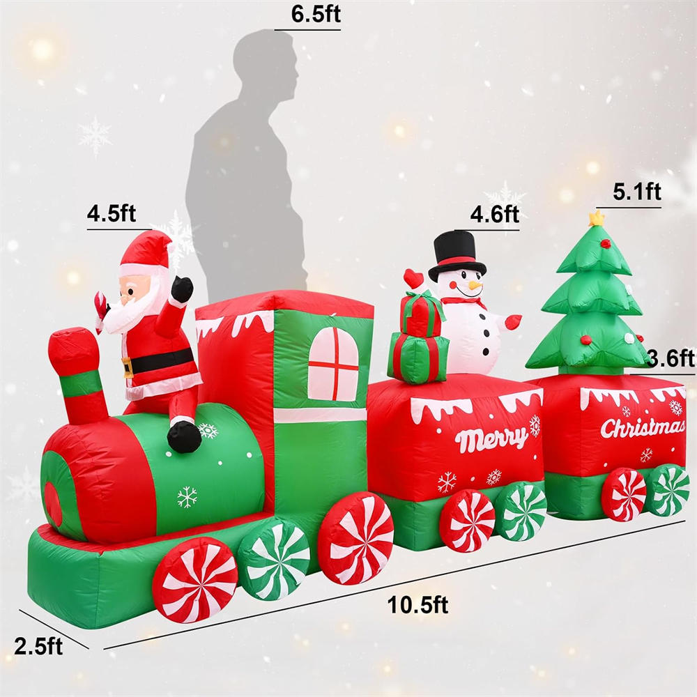 10.5FT Lighted Christmas Infla - Outdoor Lighting Expressions recension och pris