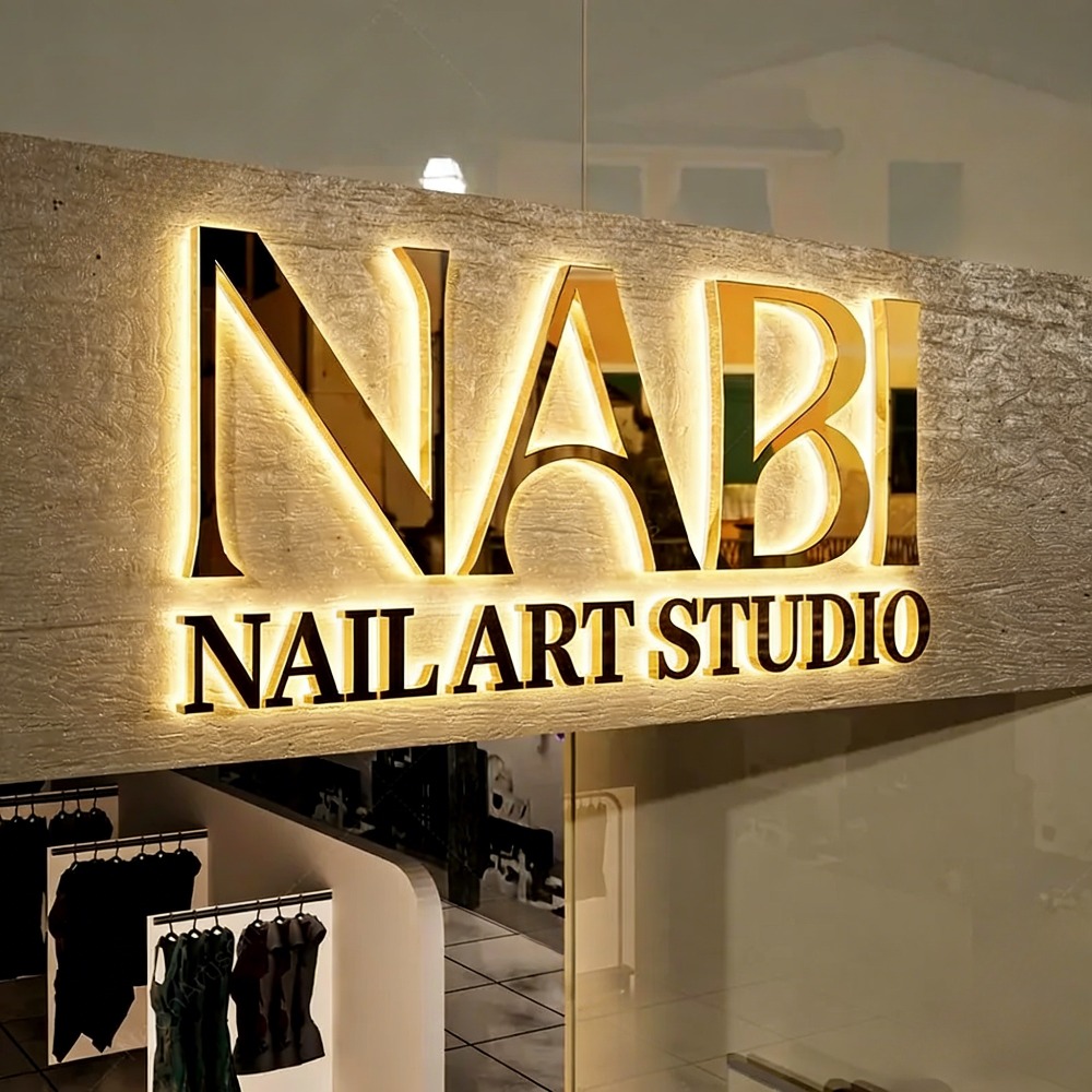 Custom 3D Metal Letter LED Sig - Outdoor Lighting Logo recension och pris