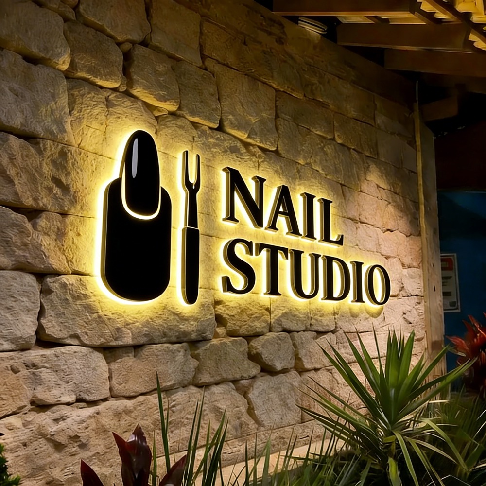 Custom 3D Metal Letter LED Sig - Outdoor Lighting Logo recension och pris