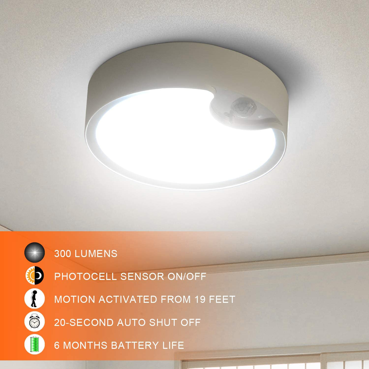 Motion Sensor Ceiling Lights B - Outdoor Lighting With Motion Sensor recension och pris