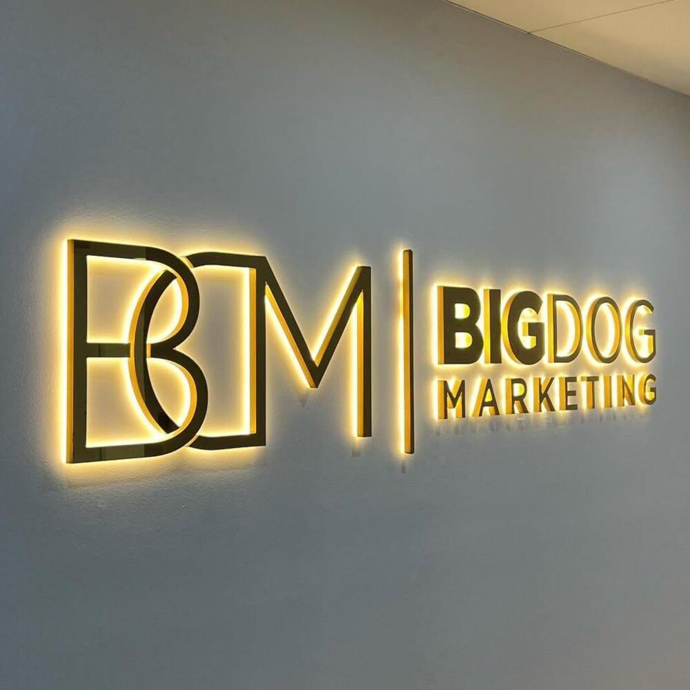 Custom Outdoor Business Sign L - Outdoor Lighting Logo recension och pris