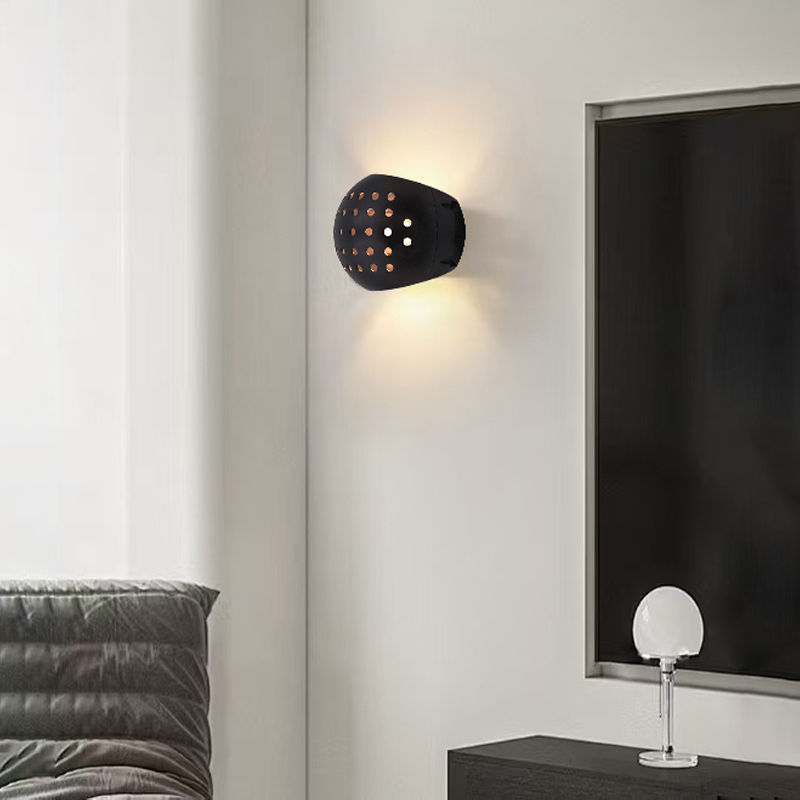 Modern oval LED wall lamp alum - Outdoor Lighting Hardwired recension och pris