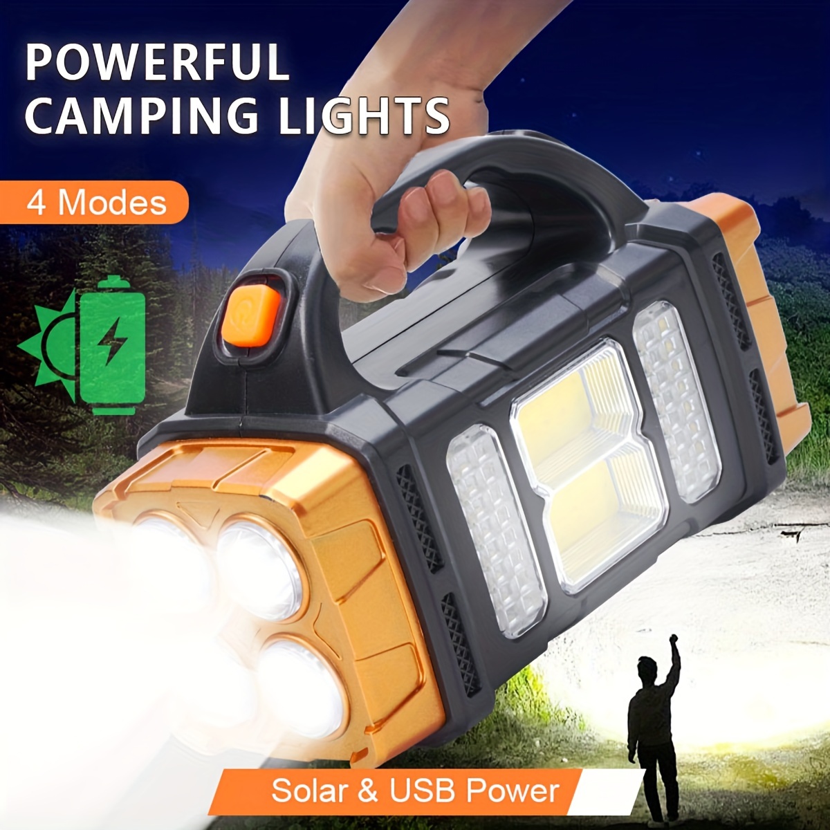 New Upgrade Rechargeable High  - Outdoor Lighting Led Fixtures recension och pris