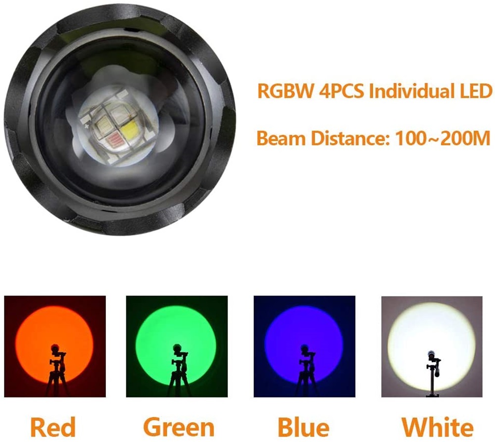 Zoom 4-Colour Light LED Flashl - Outdoor Lighting In Photography recension och pris