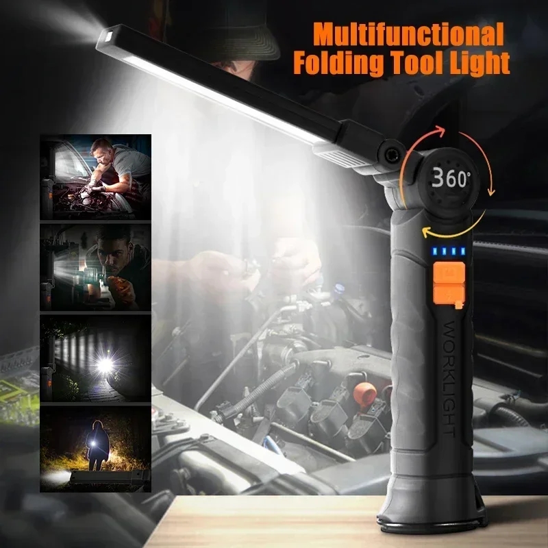 Portable LED COB Search Lights - Outdoor Lighting Hooks recension och pris