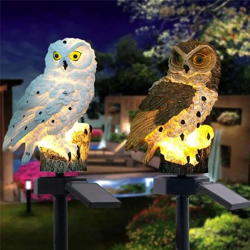 Solar Owl Statue Garden Light  - Outdoor Lighting Company recension och pris