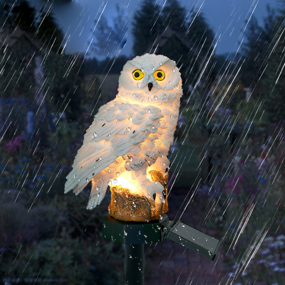 Solar Owl Statue Garden Light  - Outdoor Lighting Company recension och pris