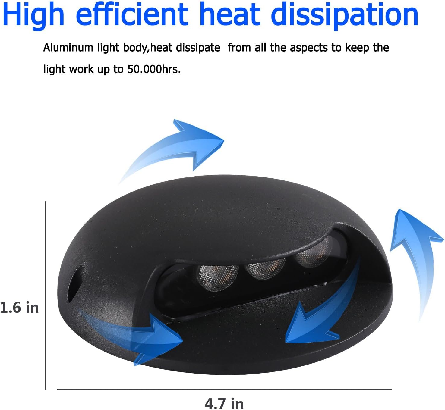 3W Surface Mount Hardwired LED - Outdoor Lighting Hardwired recension och pris