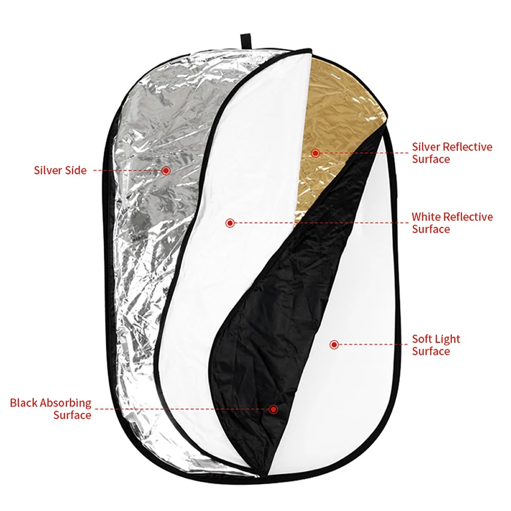 60/80/110CM 5-in-1 Collapsible - Outdoor Lighting In Photography recension och pris