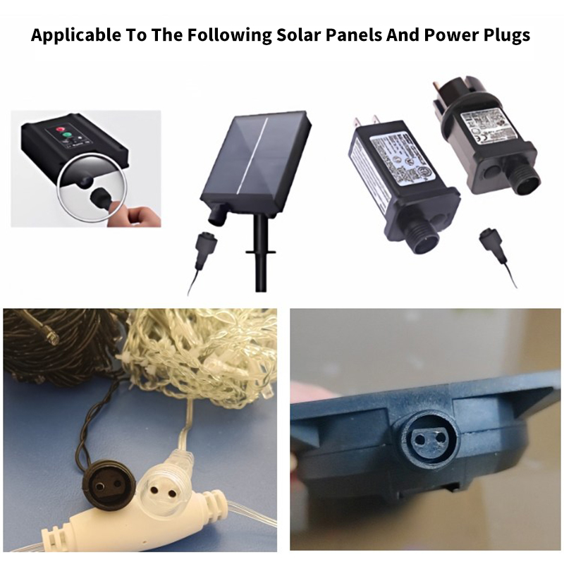 Outdoor 2Pin LED Connector wit - Outdoor Lighting Company recension och pris
