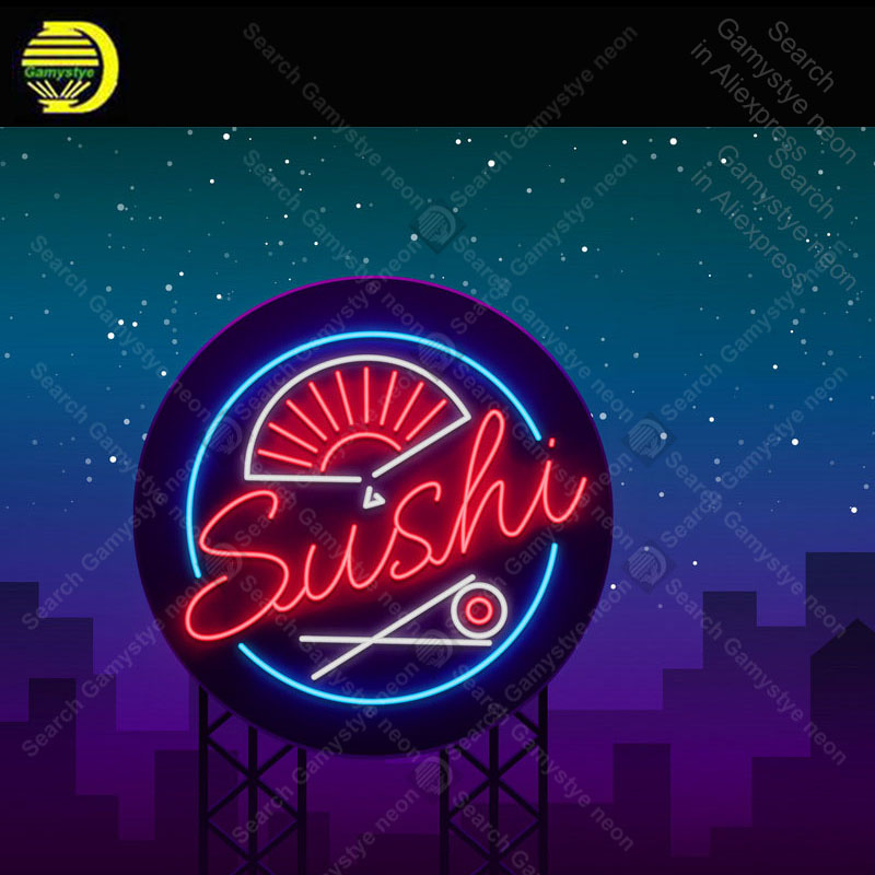 Neon Sign for Sushi logo in ne - Outdoor Lighting Expressions recension och pris