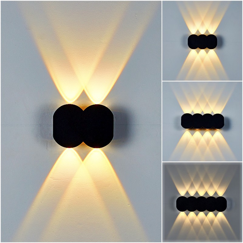 LED Aluminum Wall Lamp Indoor  - Outdoor Lighting Hardwired recension och pris