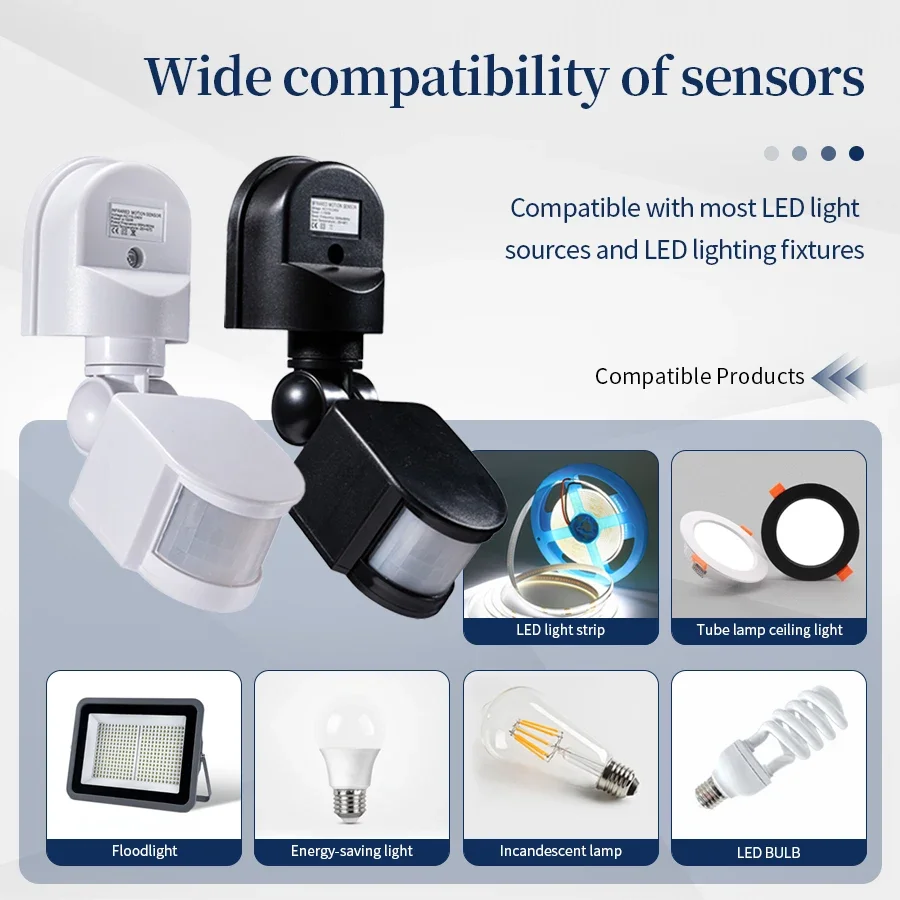 PIR Motion Sensor 220V 110V 12 - Outdoor Lighting With Motion Sensor recension och pris