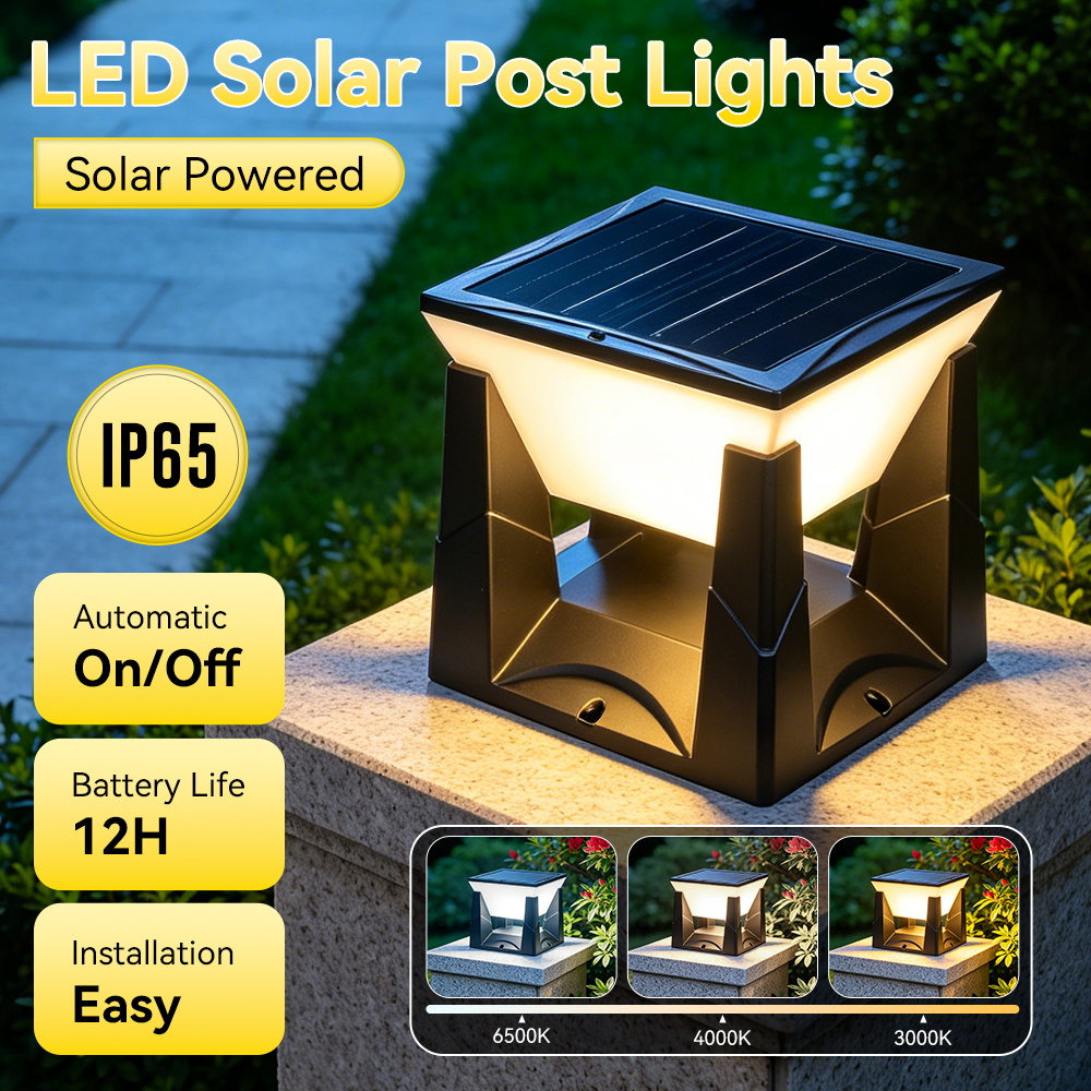 Waterproof LED Solar Pillar La - Outdoor Lighting Company recension och pris
