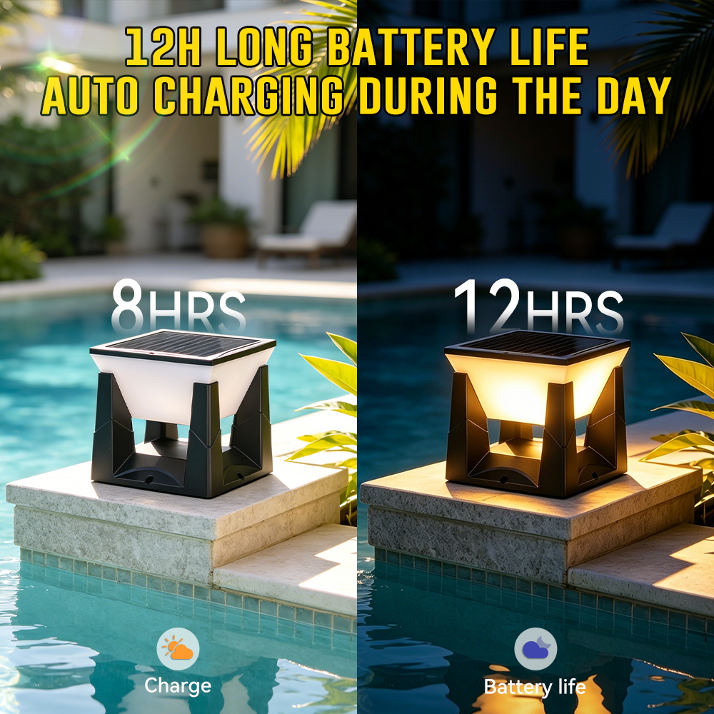 Waterproof LED Solar Pillar La - Outdoor Lighting Company recension och pris