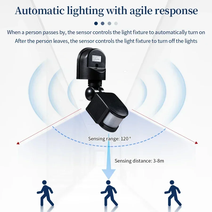 12V PIR Motion Sensor 110-240V - Outdoor Lighting With Motion Sensor recension och pris